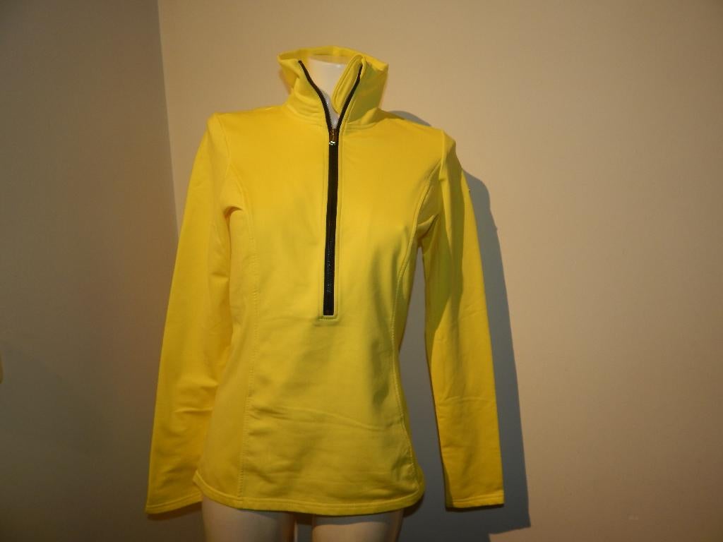 Goldbergh fel gele trui rits hals kolletje merk stiksel L, Kleding | Dames, Truien en Vesten, Zo goed als nieuw, Maat 38/40 (M)