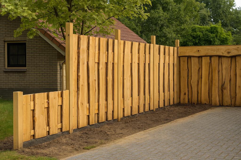 schaaldelen, schorsplanken, schuttingplanken, goedkoop!, Tuin en Terras, Palen, Balken en Planken, Ophalen, Nieuw, 250 cm of meer