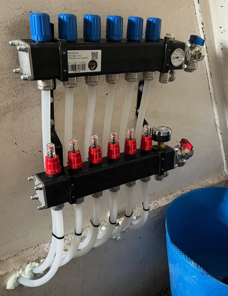 Vloerverwarming installatie, Ophalen, Minder dan 30 cm, Overige typen, Nieuw