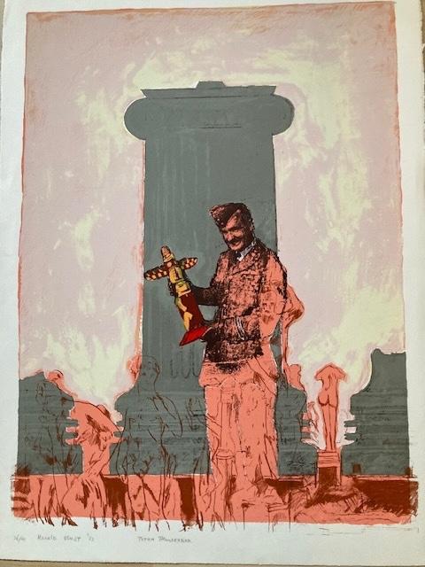 Vlugt, Harald litho Totum Thunderbird '83, Ophalen of Verzenden