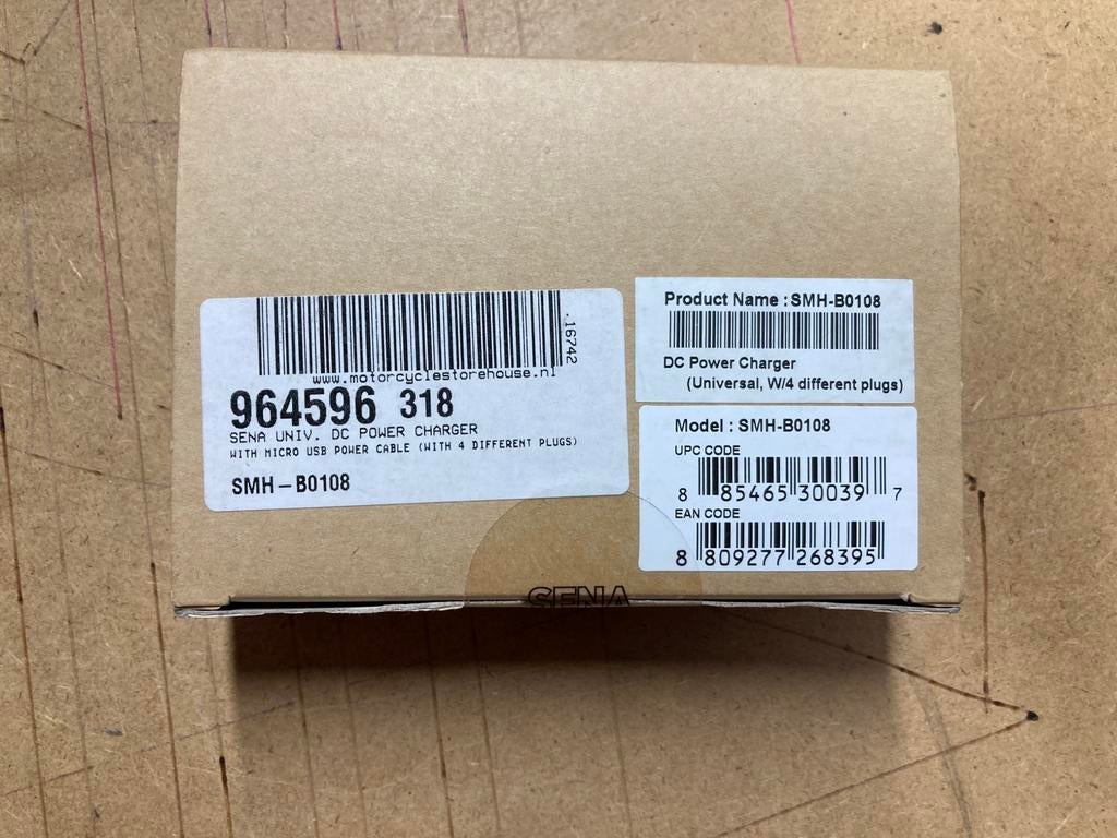 Nieuw SENA reisstekker oplaadkit (SMH B0108), Motoren, Accessoires | Navigatiesystemen, Ophalen of Verzenden, Nieuw