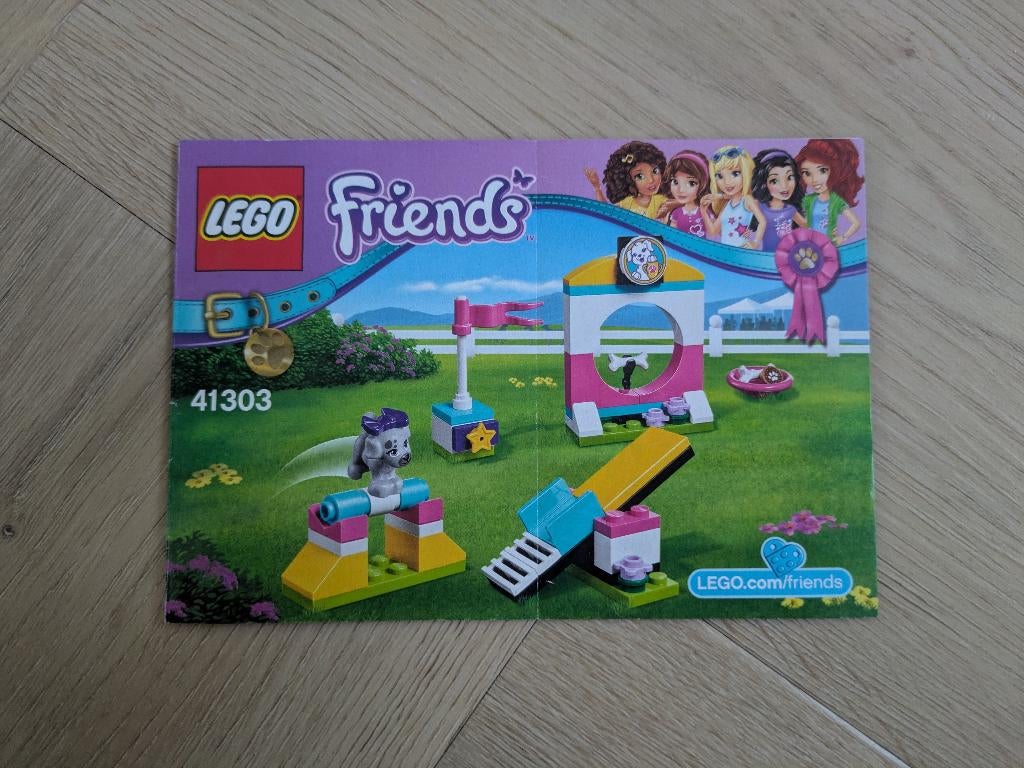 Lego Friends 41303 Puppy Speeltuin, Ophalen of Verzenden, Zo goed als nieuw, Complete set, Lego