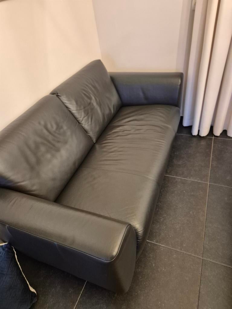 Rolf Benz. 2 banken van 1.70 m., Gebruikt, 150 tot 200 cm, Ophalen of Verzenden, Leer