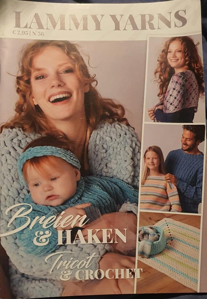 LAMMY YARN nr. 56 - breipatronen haakpatronen, Ophalen of Verzenden, Zo goed als nieuw, Breien of Haken, Patroon of Boek