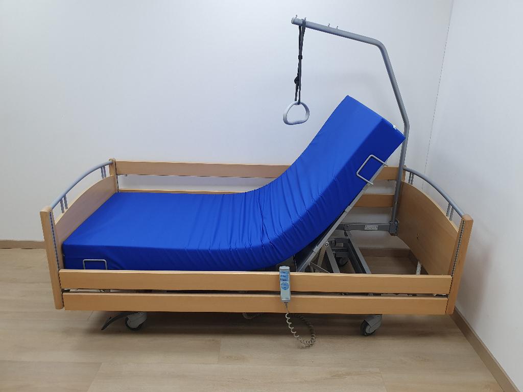 ziekenhuis bed - hoog-laag bed - Wissner Bosserhoff zorgbed, Verstelbaar, 90 cm, Verzenden, 210 cm