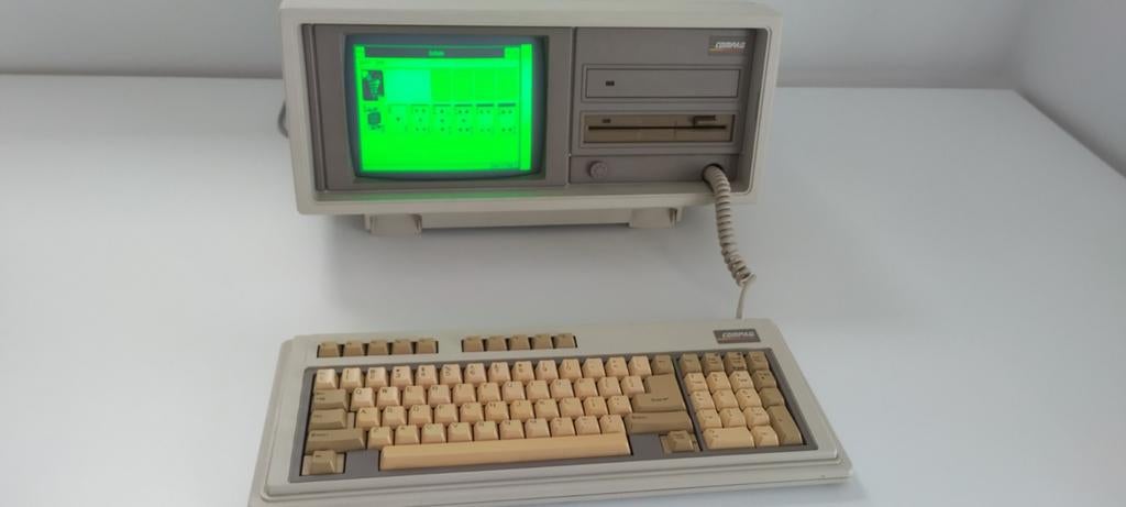 Compaq Portable II, 100% goed., Computers en Software, Vintage Computers, Ophalen of Verzenden, Compaq