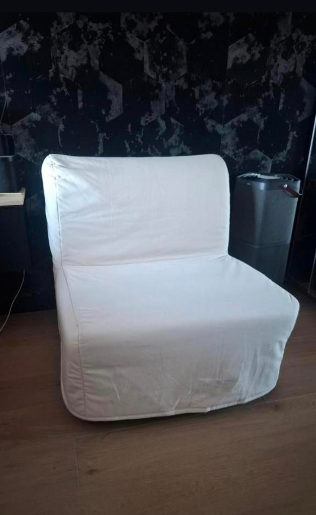 Slaapbank Lycksele Havet Ikea, compleet, Ophalen, Zo goed als nieuw, Tweepersoons, 140 cm