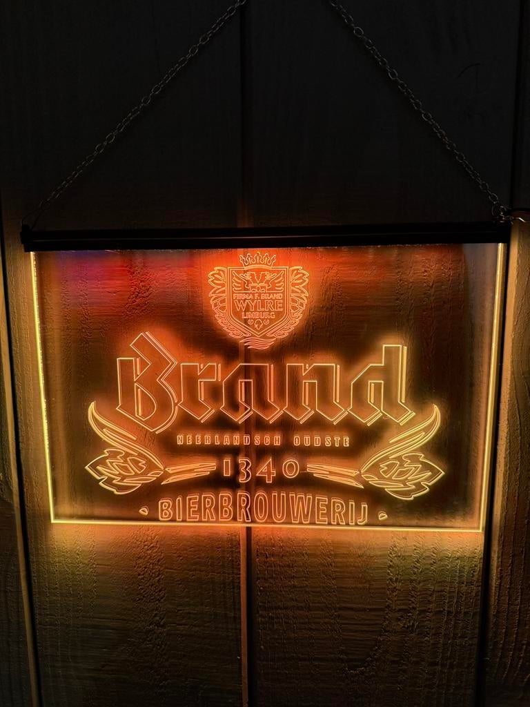 LED bord brand bier, Verzamelen, Merken en Reclamevoorwerpen, Ophalen of Verzenden, Nieuw, Lichtbak of (neon) lamp
