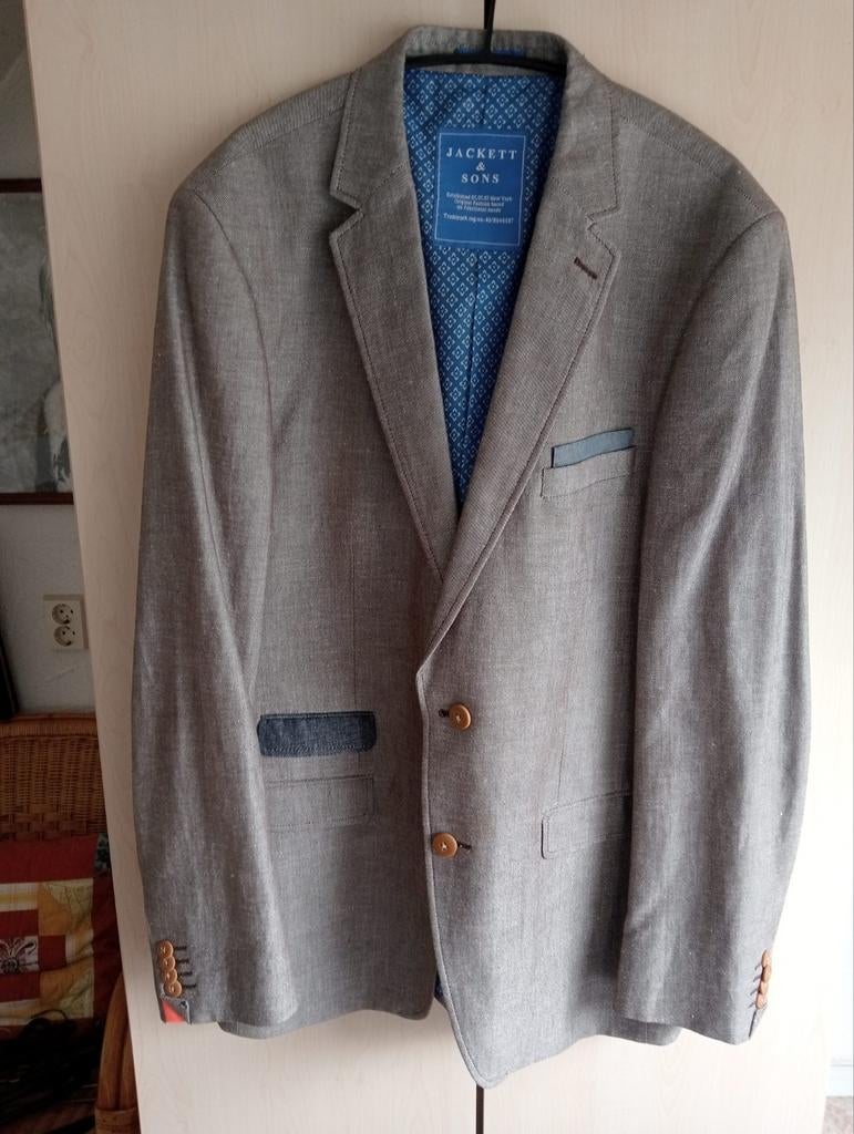 Heren colbert nieuw, Bruin, Ophalen of Verzenden, Jackett & Sons, Maat 56/58 (XL)