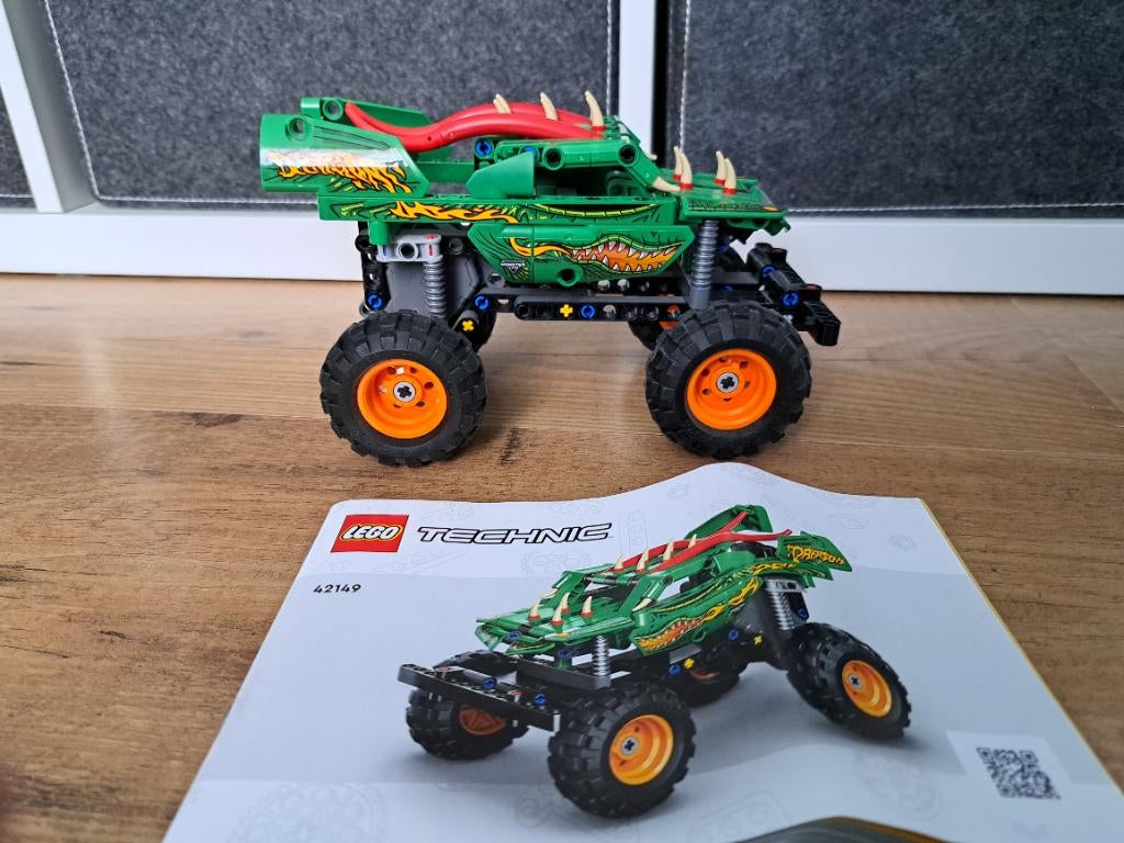 Technisch lego monster trucks meerdere, Lego, Compleet, Ophalen of Verzenden, Zo goed als nieuw