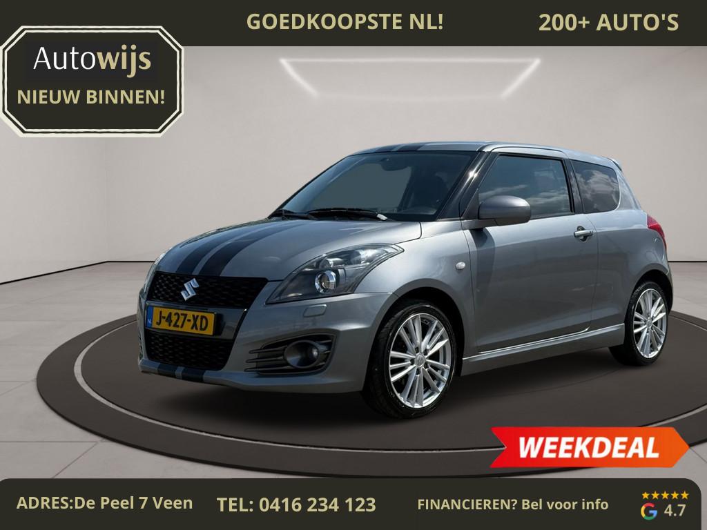 Suzuki Swift 1.6 Sport|136PK|Stoelverw|Xenon|Bluetooth, Auto's, Voorwielaandrijving, 4 cilinders, 400 kg, Bedrijf