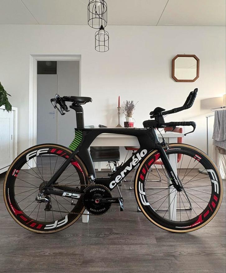 Cervélo P5 Tijdritfiets, 28 inch, Carbon, Heren, Zo goed als nieuw
