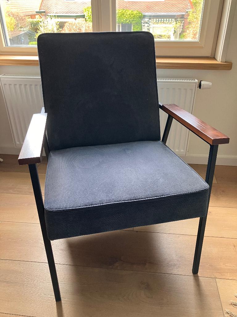 Woood Sally fauteuil, Ophalen, Gebruikt, Minder dan 75 cm, Stof