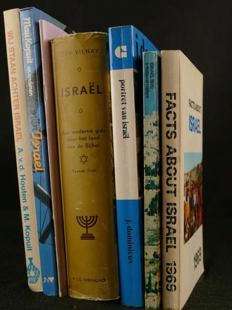 7x Boeken over Israël land en volk (1959-1990), Complete set, Ophalen of Verzenden, Gelezen, Europa
