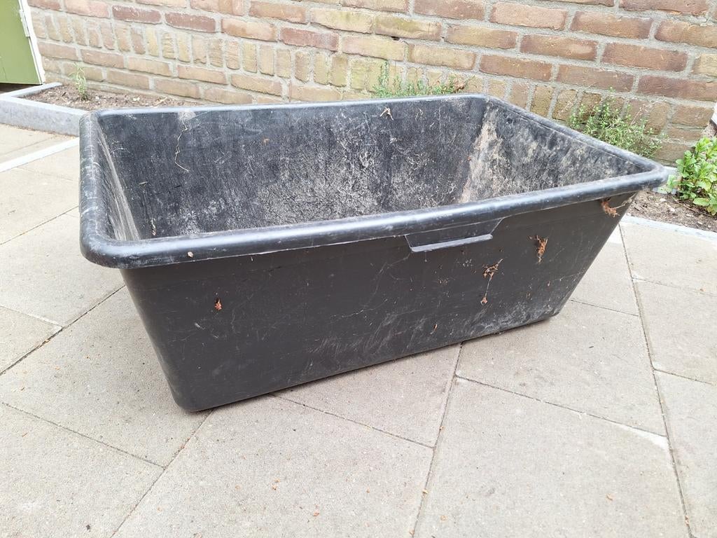 Plastic bakken 90 liter, Ophalen, Krat, Minder dan 35 cm