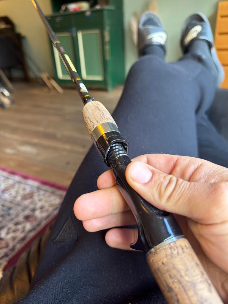 reel hengel bertus rozenmeijer, Ophalen of Verzenden, Gebruikt, Werphengel