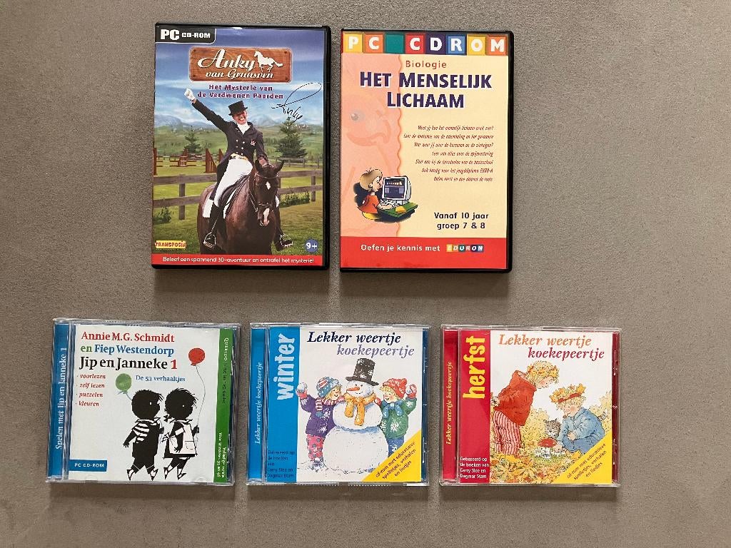 CD-rom, Spelcomputers en Games, Games | Pc, Ophalen, Puzzel en Educatief, Gebruikt, 1 speler
