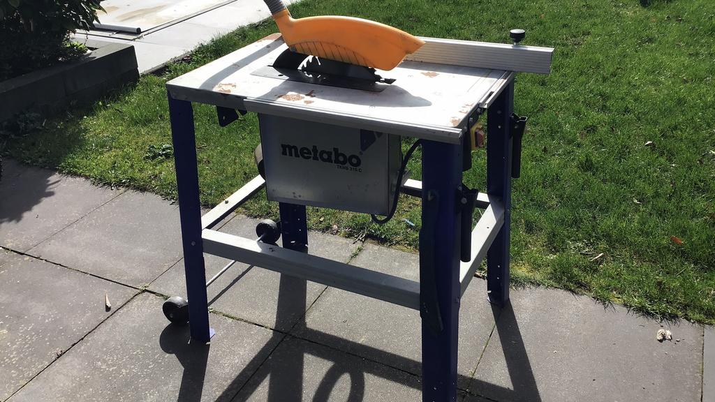 Metabo zaagtafel, Gebruikt, Cirkelzaag, 70 mm of meer, Ophalen of Verzenden
