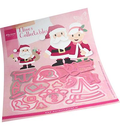 Collectables snijmal – Eline’s Santa & Mrs Claus, Ophalen of Verzenden, Nieuw, Kerst, Pons of Mal
