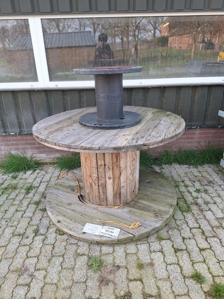 Haspels, Tuin en Terras, Tuintafels, Ophalen of Verzenden, Rechthoekig, Hout