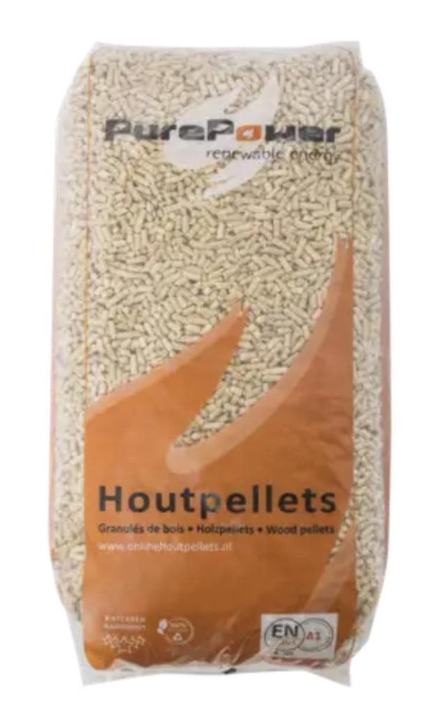 Pure Power ENplus A1 6mm 5-sterren naaldhout 15kg, Minder dan 3 m³, Ophalen