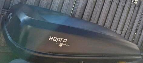 Hapro 560 Antraciet ANWB Z1.4 dakkoffer - 500 liter, Auto diversen, Ophalen, Zo goed als nieuw