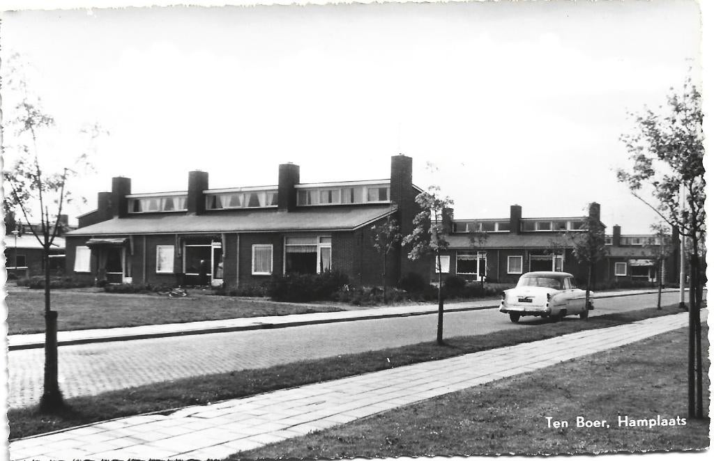 Ten Boer;  Hamplaats, Verzenden, 1960 tot 1980, Ongelopen, Groningen
