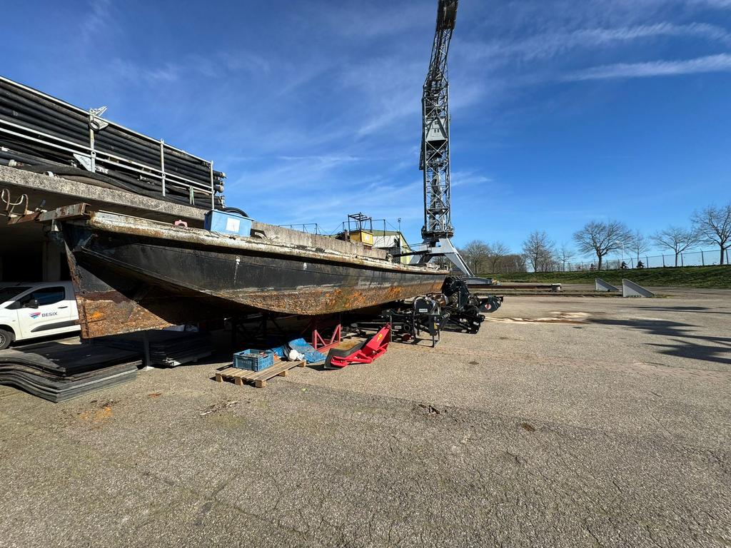 Dekschuit/ponton/platbodem, Gebruikt, Verzenden, Overige brandstoffen, Ponton