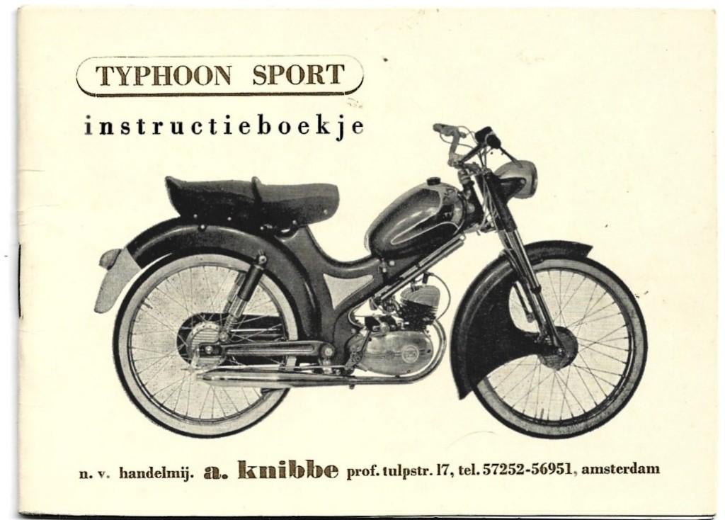 Typhoon Sport instructieboek bromfiets (3616z), Ophalen of Verzenden, Zo goed als nieuw