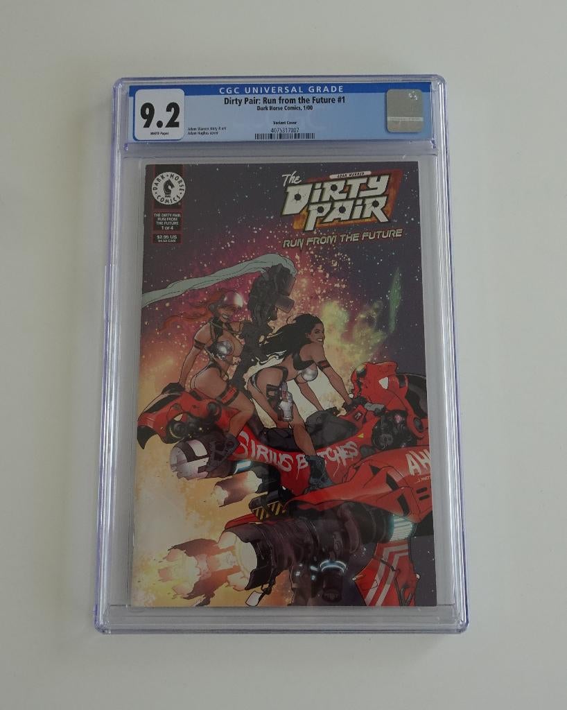Dirty Pair Run From The Future comic - CGC Grade 9.2, Boeken, Strips | Comics, Eén comic, Ophalen, Zo goed als nieuw, Amerika
