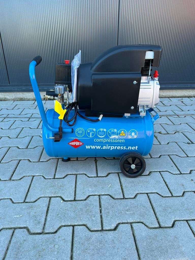 Airpress compressor 24L – 2 PK / 10 bar (2024), Doe-het-zelf en Verbouw, Compressors, Ophalen, 6 tot 10 bar, Nieuw, Minder dan 200 liter/min