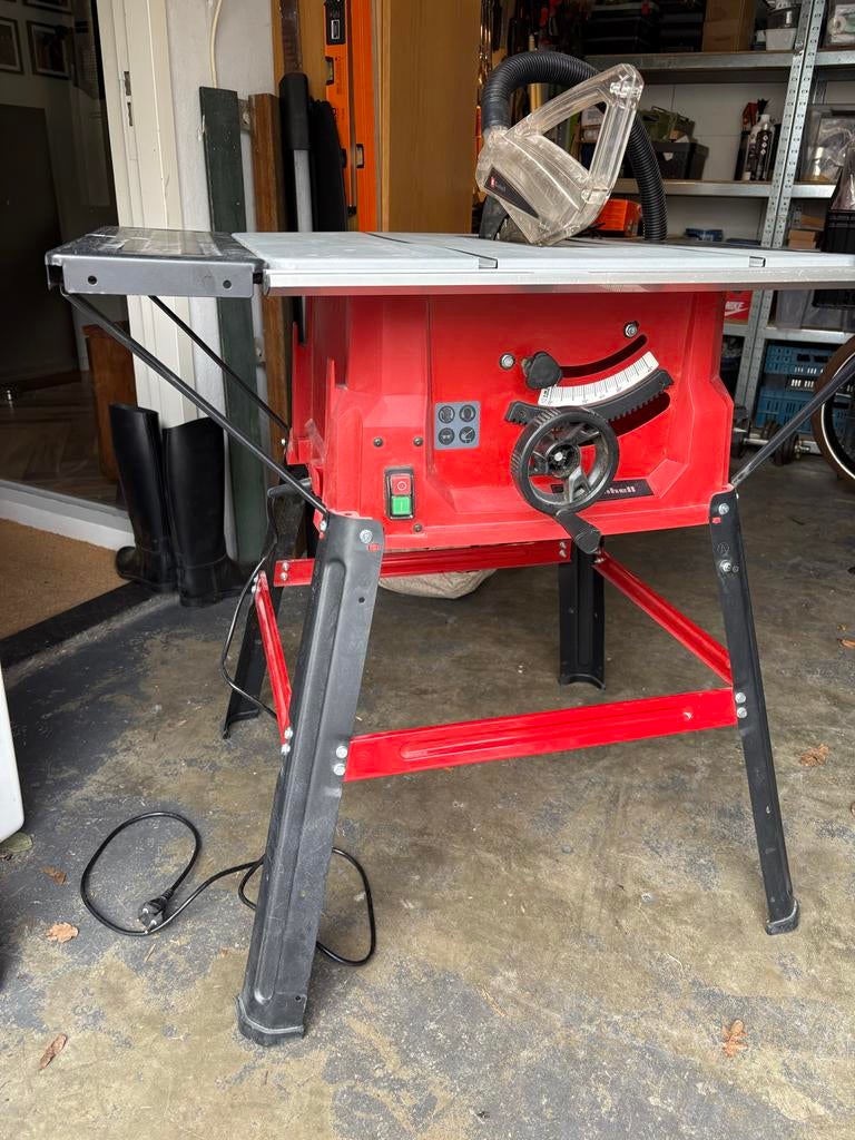 Einhell zaagtafel - Krachtige en betrouwbare tafelzaag, Doe-het-zelf en Verbouw, Gereedschap | Zaagmachines, Gebruikt, Cirkelzaag