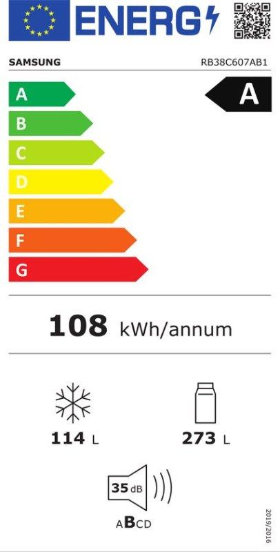 Samsung koelkast RB38C607AB1/EF - Zwart - Wi-Fi, Evert van de Beekstraat 310 1118 CX Schiphol, 200 liter of meer, Met aparte vriezer