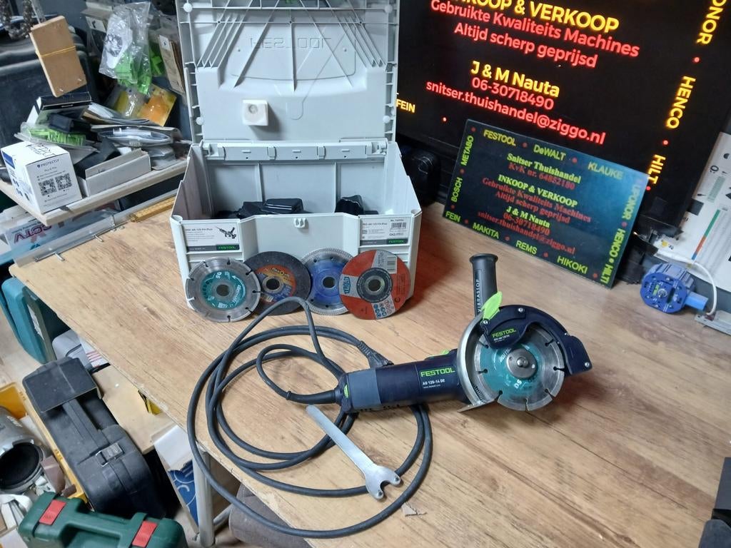 Festool Tegelslijper., Gebruikt, -, -, Haakse handslijpmachine