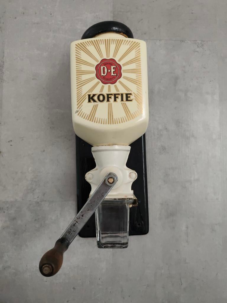 Vintage Douwe Egberts wandkoffiemolen (jaren '50-'60), Ophalen of Verzenden