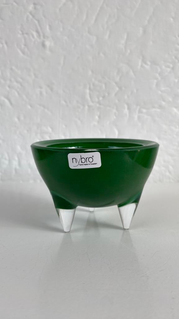 Nybro vintage waxinelichthouder, Ophalen of Verzenden