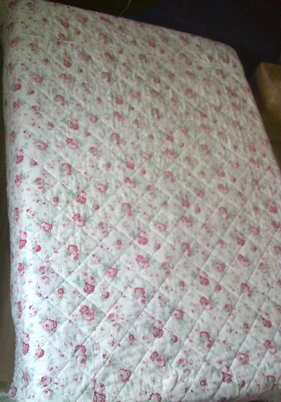 Brocante rozen sprei /ruitjes cottage 175x260 CM Cottagecore, Ophalen of Verzenden