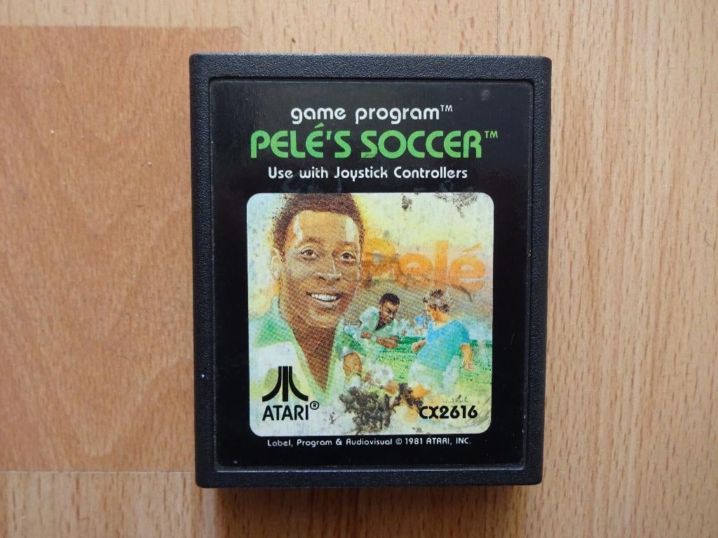 Atari 2600 Pele's Soccer, Spelcomputers en Games, Games | Atari, Gebruikt, 2 spelers, Ophalen of Verzenden, Vanaf 3 jaar