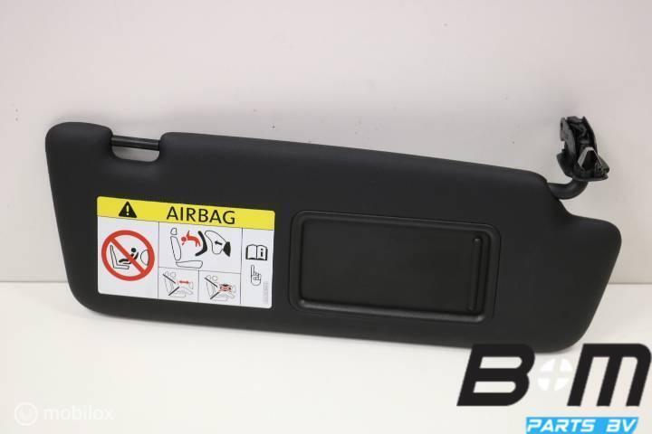 Zwarte zonneklep rechts Audi A3 8V FL 8V0857552A, Gebruikt