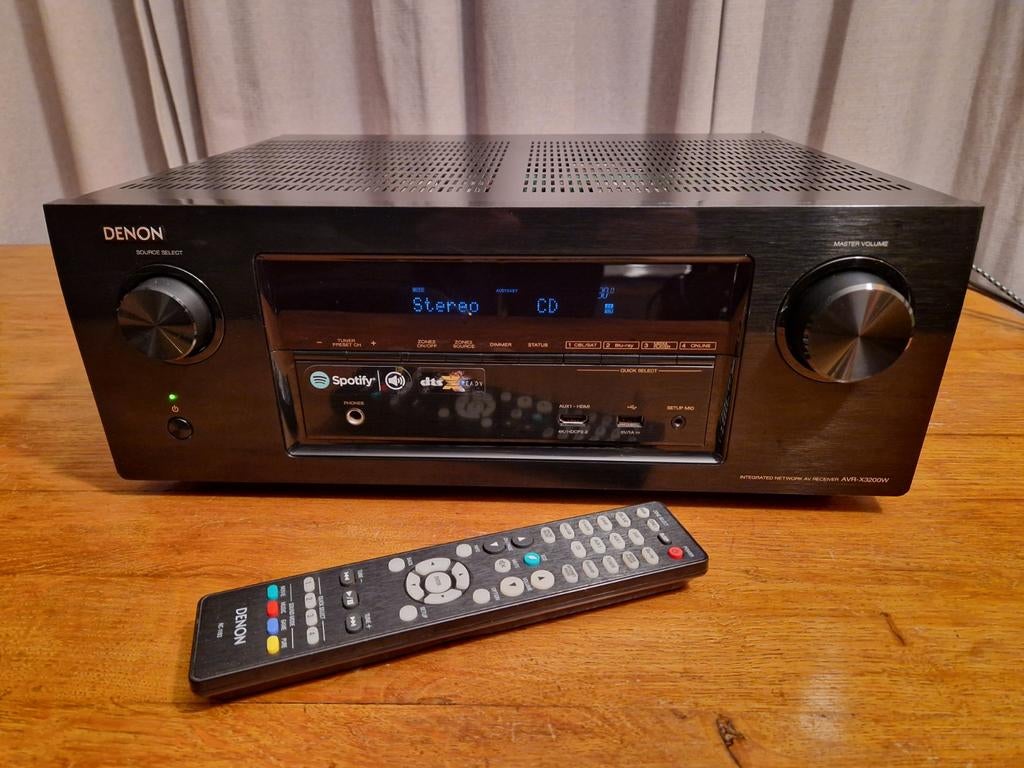 Denon AVR-X3200W Bluetooth, Spotify receiver, Audio, Tv en Foto, Denon, Denon, Ophalen of Verzenden, Zo goed als nieuw