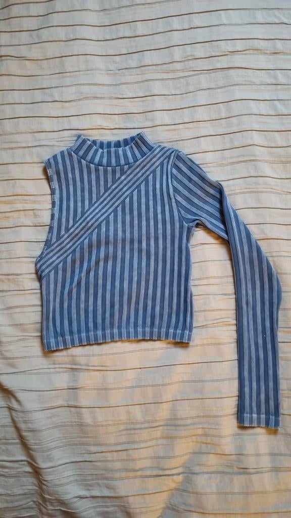 Blauwe zara top, Blauw, Zara, Ophalen of Verzenden, Zo goed als nieuw