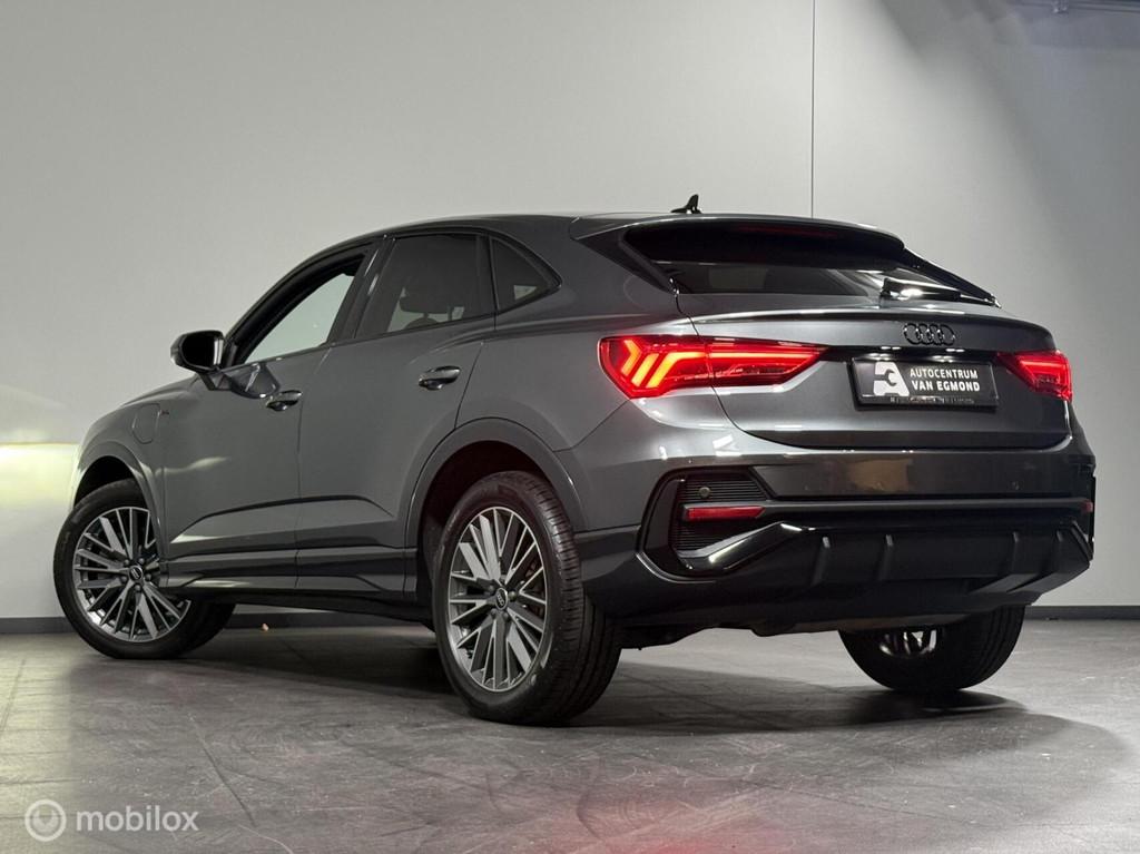 Audi Q3 Sportback 45 TFSIe 2X S-LINE | SFEER | APP CNNCT, Gebruikt, Zwart, Metallic lak, Leder en Stof