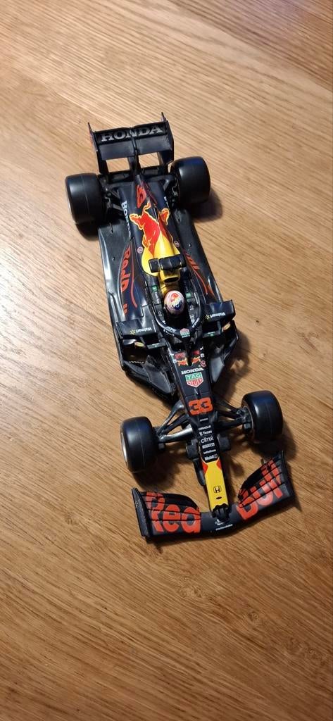 Bburago max Verstappen f1 auto 1:24, Ophalen of Verzenden, Zo goed als nieuw, Auto, Bburago