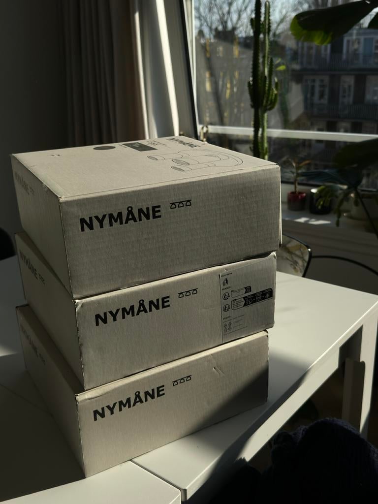 3x IKEA NYMANE lamp - nieuw - 70 voor alle 3, Ophalen of Verzenden, Zo goed als nieuw, Minder dan 50 cm