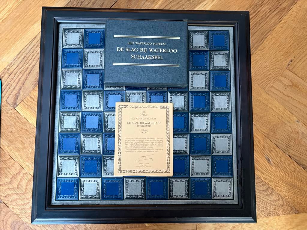 Franklin Mint Waterloo Museum Schaakspel - De Slag bij Water, Een of twee spelers, Ophalen of Verzenden, Gebruikt
