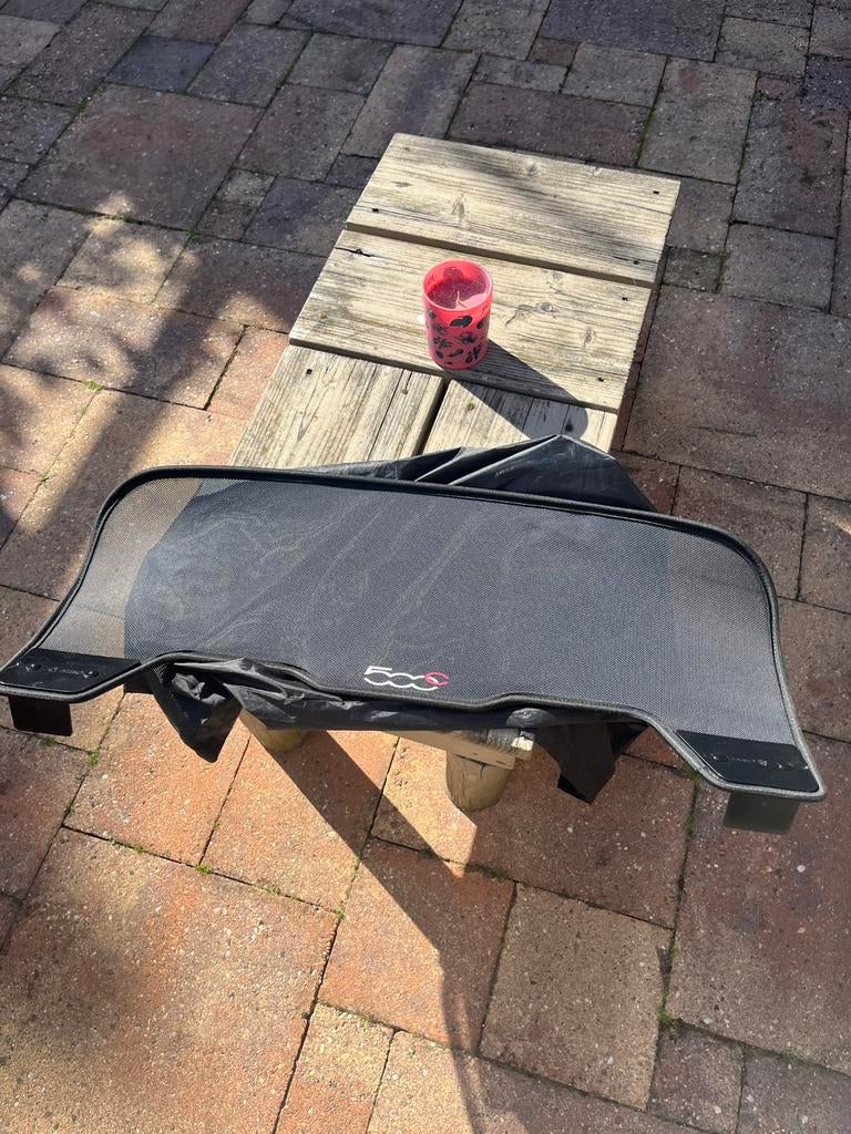 Windscherm Fiat 500c, Auto diversen, Ophalen, Zo goed als nieuw