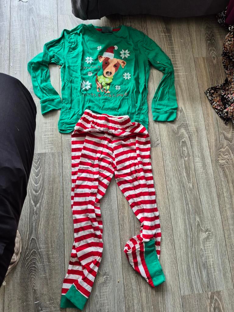 Kluifje Kerst Pyjama Maat 134/140, Ophalen of Verzenden, Gebruikt, Kluifje, Jongen of Meisje