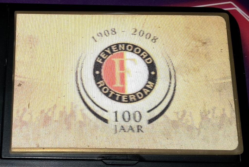 Feyenoord clubkaart houder / 100 jaar, Verzamelen, Ophalen of Verzenden, Zo goed als nieuw, Feyenoord