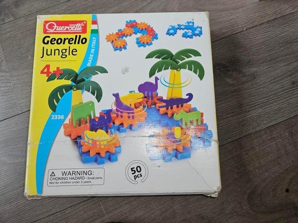 Quercetti Georello Jungle Bouwset - 50 stuks, Kinderen en Baby's, Speelgoed | Educatief en Creatief, Gebruikt, Bouwen, Ontdekken