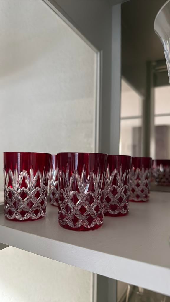 Kristallen borrel glazen, Antiek en Kunst, Ophalen